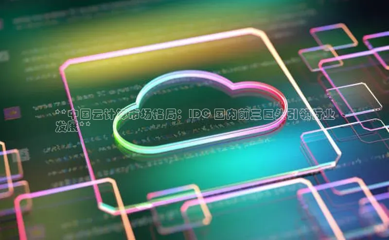 意昂4凯捷娱乐华策影视**中国云计算市场格局：IDC 国内前三巨头引领行业
发展**