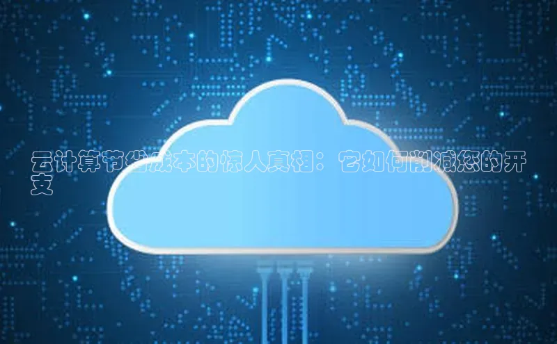 凯捷慧博云通云计算节省成本的惊人真相：它如何削减您的开
支
